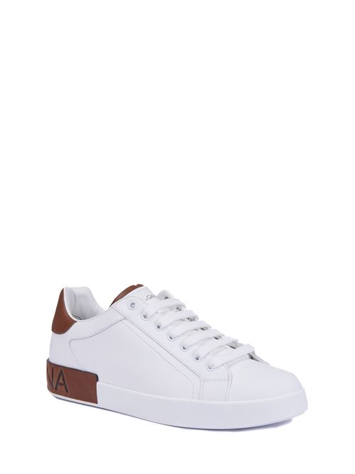 sneaker Portofino in nappa DOLCE & GABBANA | CS2278A9U738S537